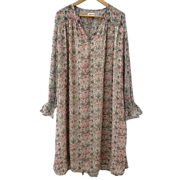 Zadig & Voltaire Raya Mousseline Mini Kale Dress Multicolor Size Medium - Picture 5 of 14